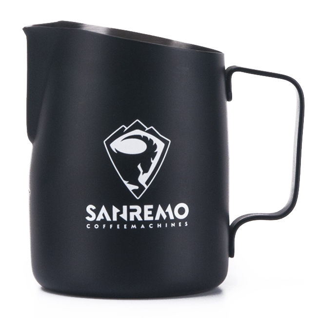 Tiamo 斜口拉花杯650cc尖口設計 義大利SANREMO品牌合作款  |斜口拉花杯/職人專用