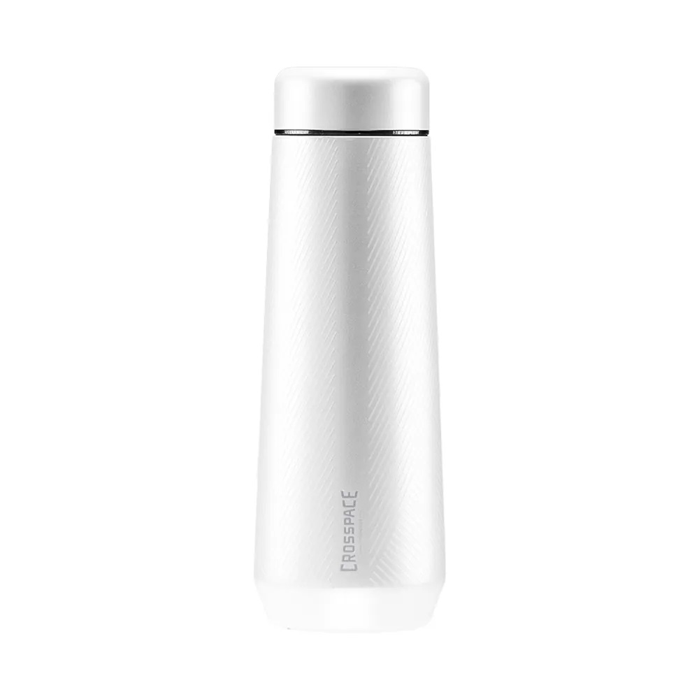 Diamond純鈦保溫瓶 L 470ml 漣漪白  |CROSSPACE 可思創品