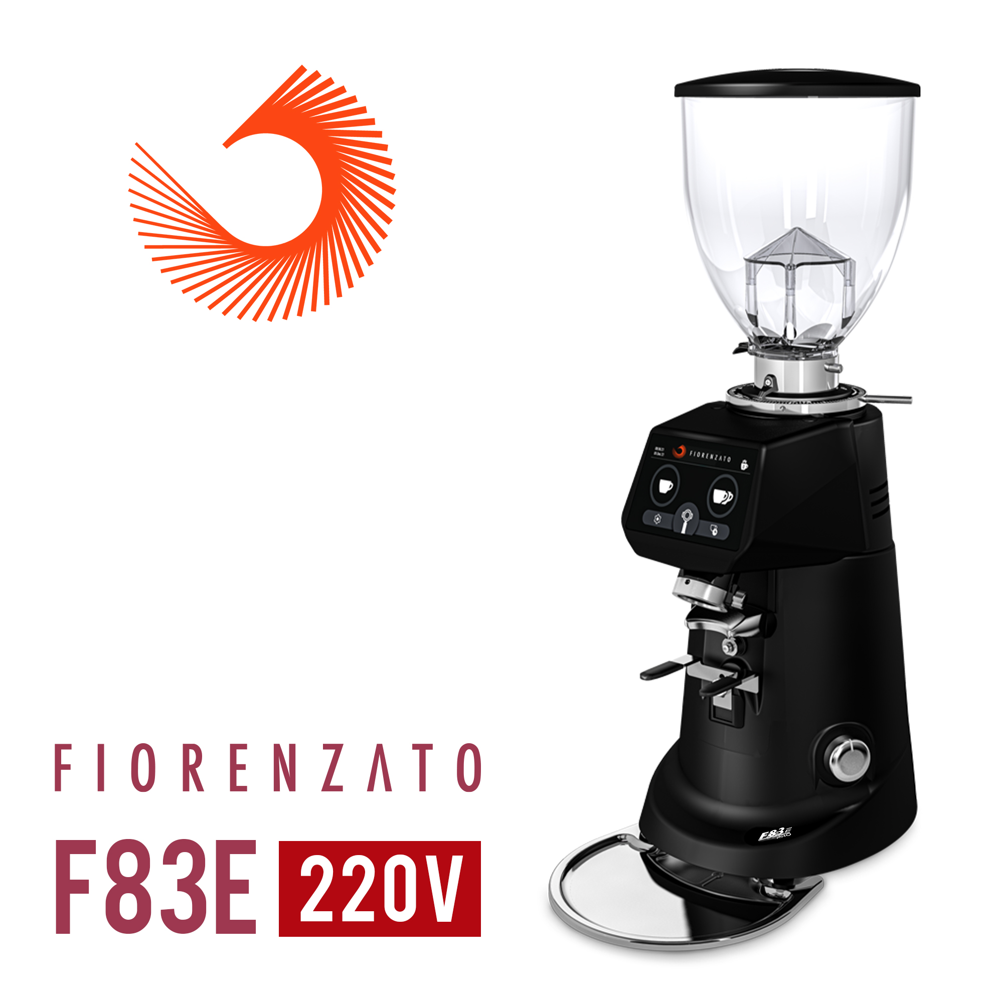 Fiorenzato F83E 磨豆機220V-霧黑  |營業用磨豆機
