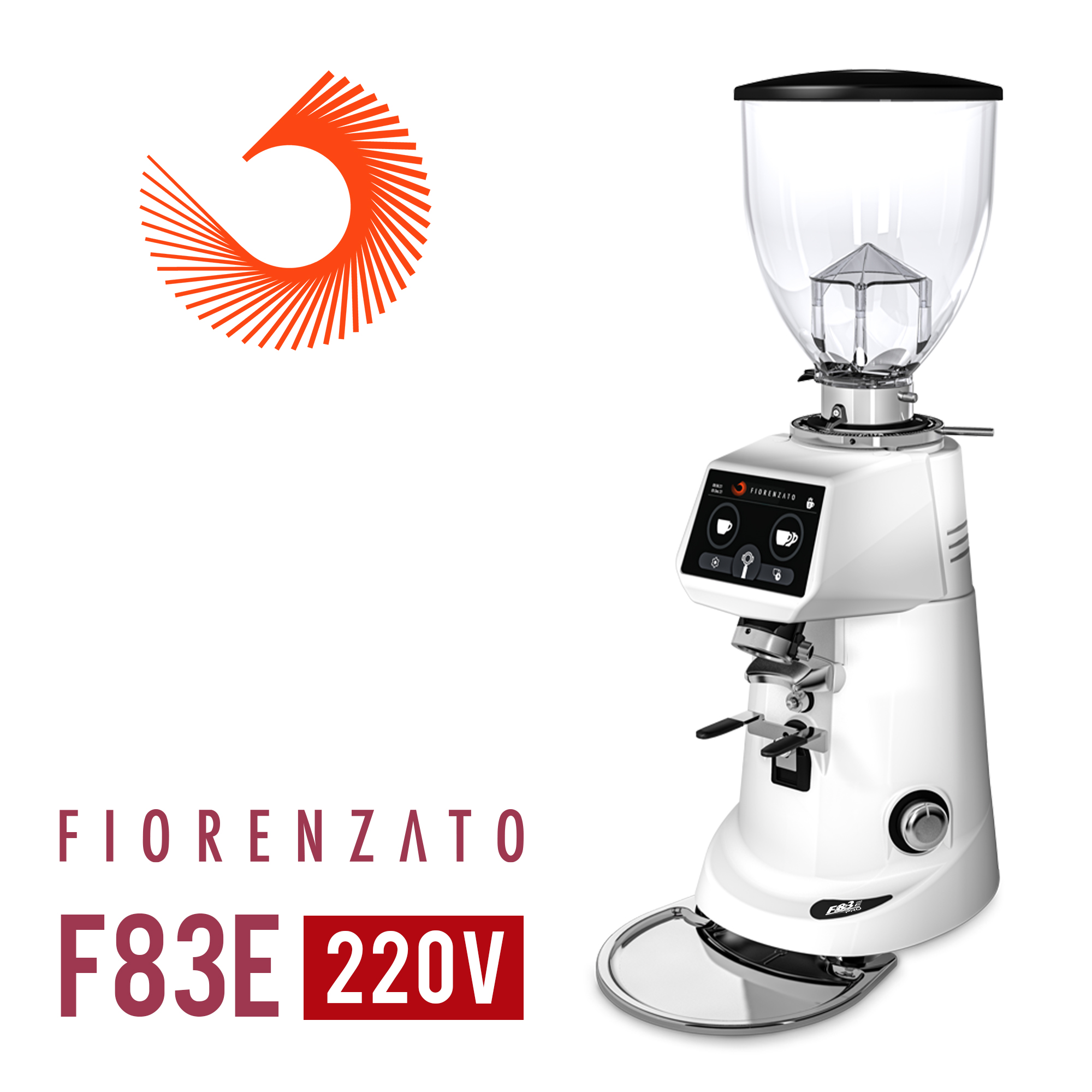 Fiorenzato F83E 磨豆機220V-白  |營業用磨豆機