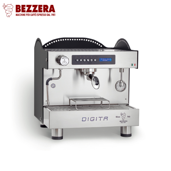 BEZZERA 貝澤拉 DIGITA DE 單孔營業機 霧黑 220V  |BEZZERA 咖啡機