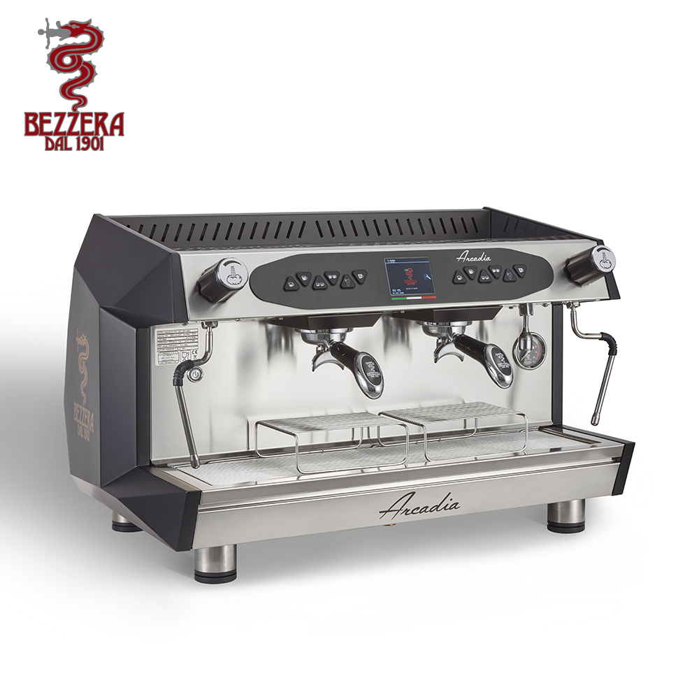 Bezzera 貝澤拉 Arcadia DE-PID 2GR 220V 雙孔營業機 (霧黑)  |BEZZERA 營業用 咖啡機
