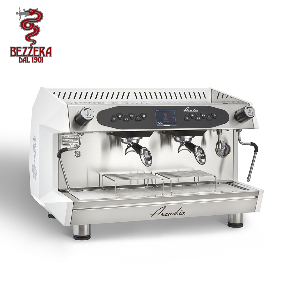 Bezzera 貝澤拉 Arcadia DE-PID 2GR 220V 雙孔營業機 (白)  |BEZZERA 營業用 咖啡機