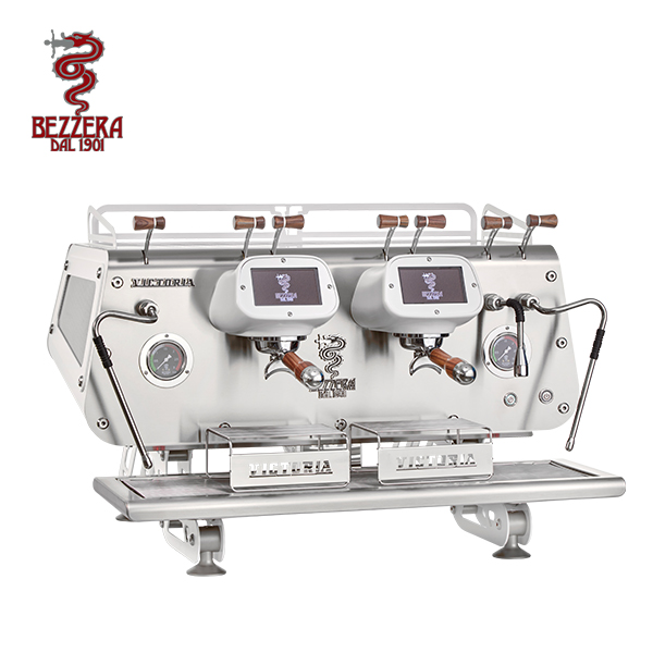 BEZZERA VICTORIA 雙孔營業用咖啡機 220V (白, 迴轉式幫浦)
