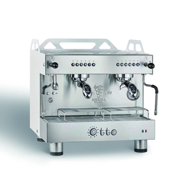 BEZZERA 貝澤拉 OTTO COMPACT DE 雙孔營業用咖啡機 (白) 220V  |BEZZERA 營業用 咖啡機