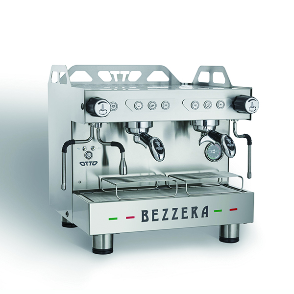 BEZZERA 貝澤拉 OTTO COMPACT DE 雙孔營業用咖啡機 (不銹鋼版) 220V