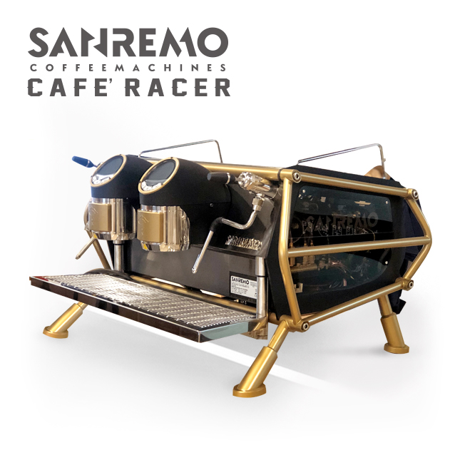 SANREMO CAFE RACER NAKED 雙孔營業用咖啡機（霧金霧黑）220V  |【停產】電器產品