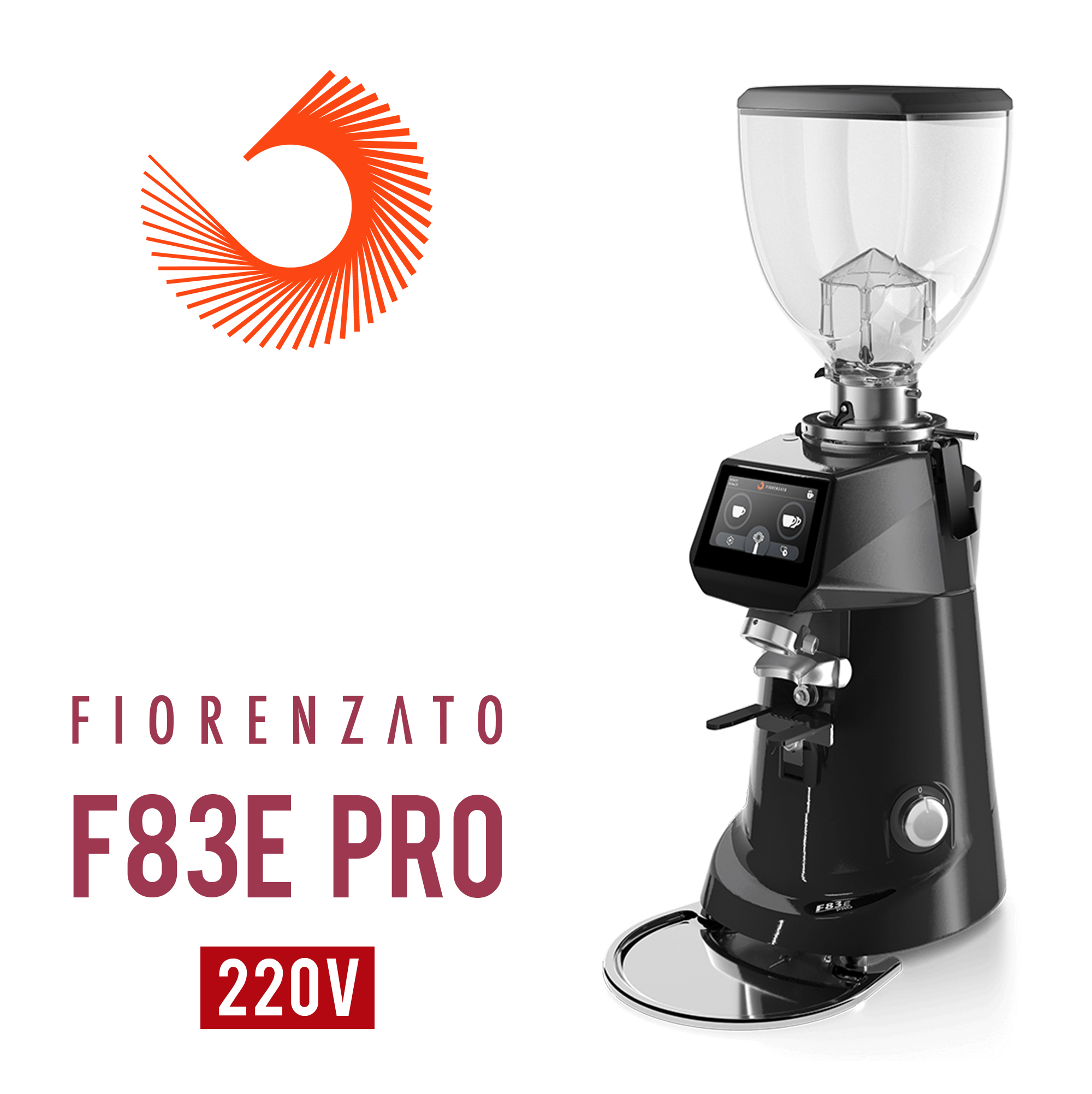 Fiorenzato F83E PRO 營業用磨豆機220V 霧黑  |營業用磨豆機