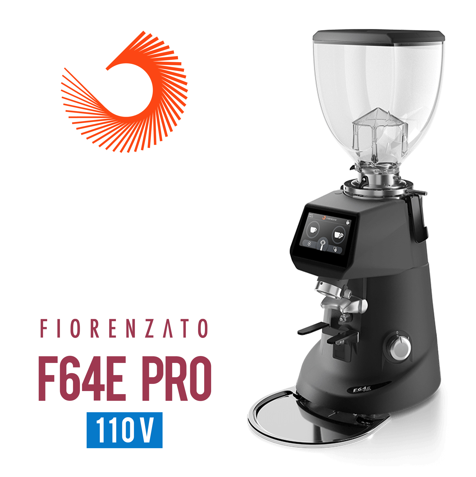 F64E PRO 營業用磨豆機 霧黑 110V