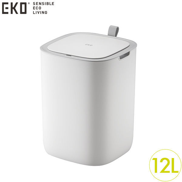 【停產】EKO 莫蘭 智能感應環境桶 12L 白 EK6288P-WH-12L 