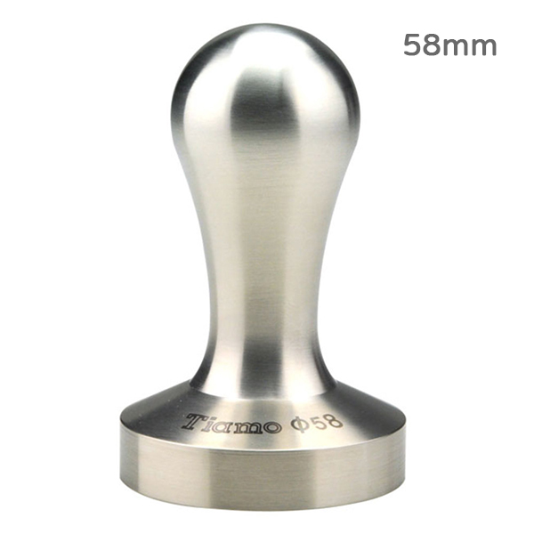 【停產】TIAMO 1214全不銹鋼咖啡填壓器 58mm 砂光霧面不留指紋  |【停產】不鏽鋼製品