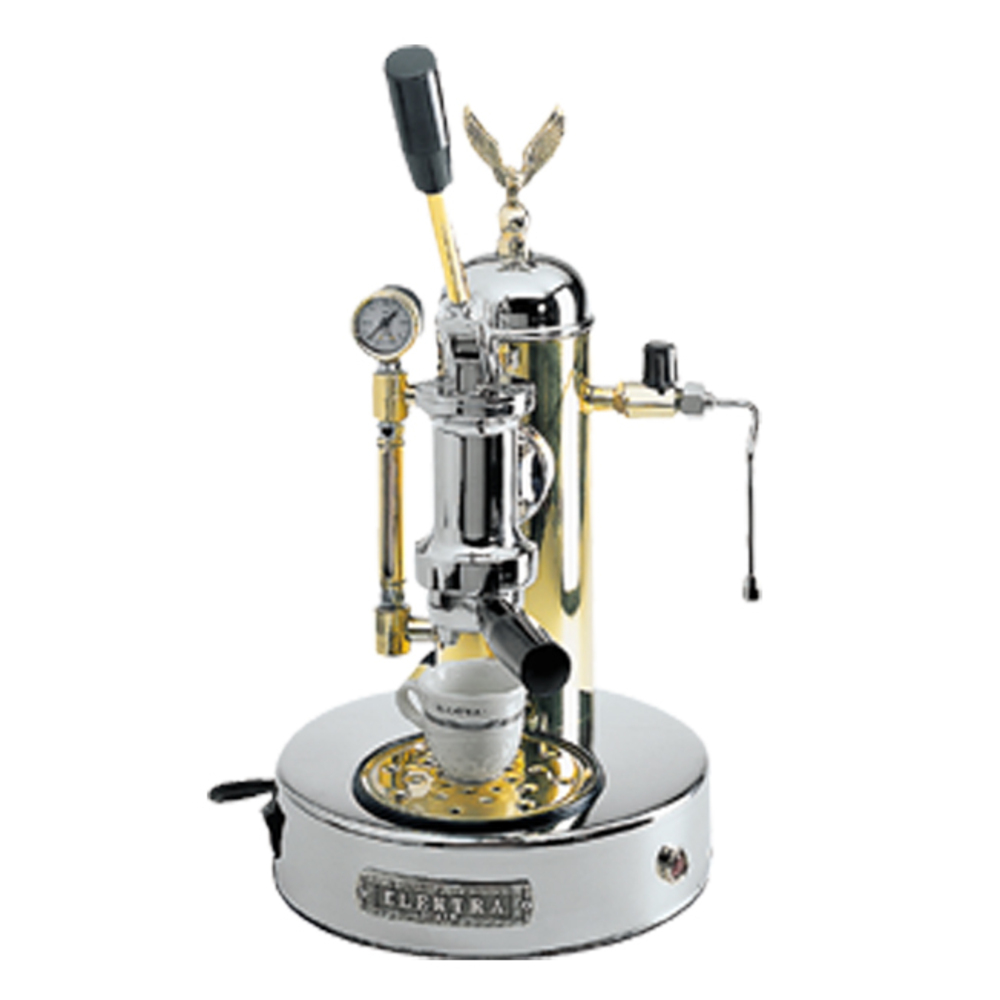 Elektra S1CO 復古 義式咖啡機 拉吧 (銀銅色) 義大利  |營業用咖啡機