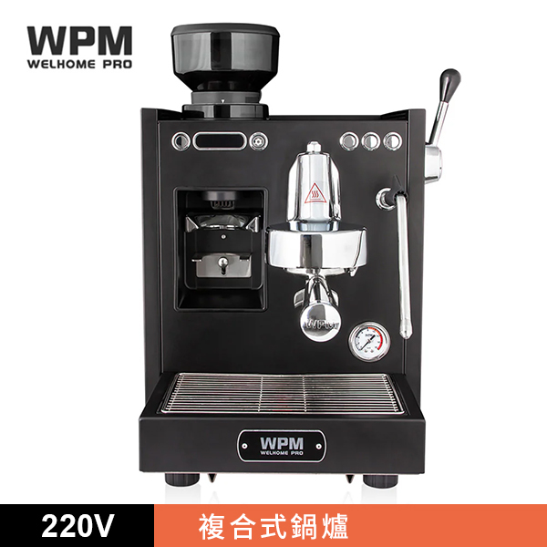 KD-310GB 研磨沖煮二合一半自動咖啡機 黑 220V  |WPM 品牌專區