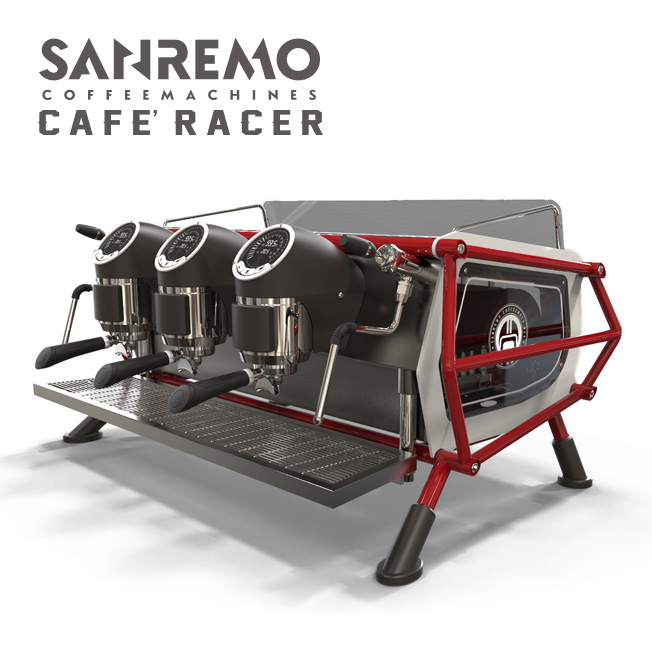 SANREMO CAFE RACER RACING 三孔營業用咖啡機 220V  |SANREMO 咖啡機