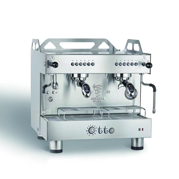 【訂金】BEZZERA 貝澤拉 OTTO COMPACT DE 雙孔營業用咖啡機 (不銹鋼版) 220V