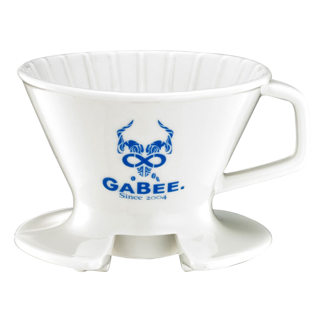 GABEE. V01陶瓷咖啡濾器組  1-2人份(藍)  |錐型咖啡濾杯 / 濾紙